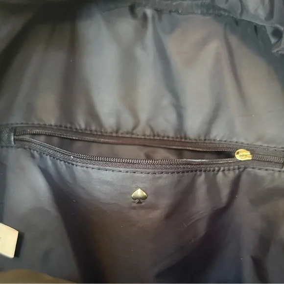 Kate Spade New York Womens Quilted Nylon Black Backpack - Picture 10 of 13